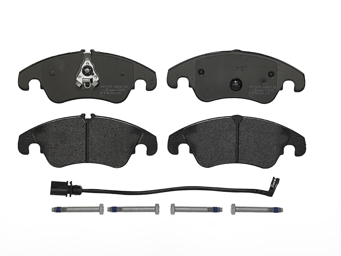 Колодки гальмівні дискові AUDI A4 B8 (8K2) 2.0 2007.08-2016.09 BREMBO (P85098) BREMBO фото 2