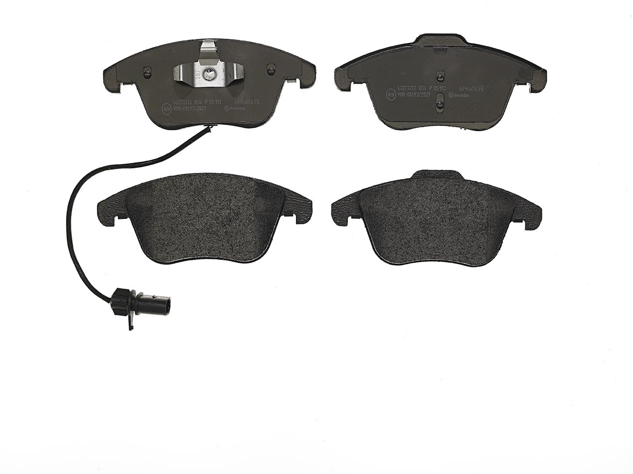 Колодки гальмівні дискові AUDI A4 B8 (8K2) 2.0 2007.08-2016.09 BREMBO (P85113) BREMBO фото 2