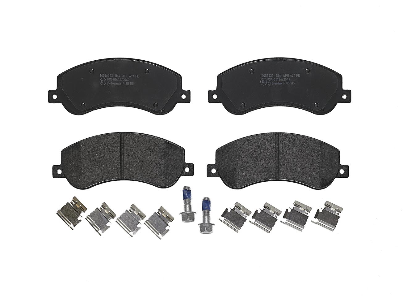 Колодки гальмівні дискові VW AMAROK (2HA, 2HB, S1B, S6B, S7A, S7B) 2.0 2010.09-2022.05 BREMBO (P85115) BREMBO фото 2