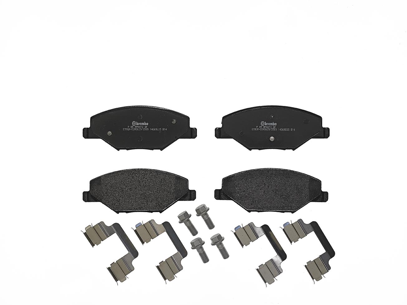 Колодки гальмівні дискові VW POLO V ЛІФТБЕК (602, 604, 612, 614) 1.6 2009.05- BREMBO (P85121) BREMBO фото 2
