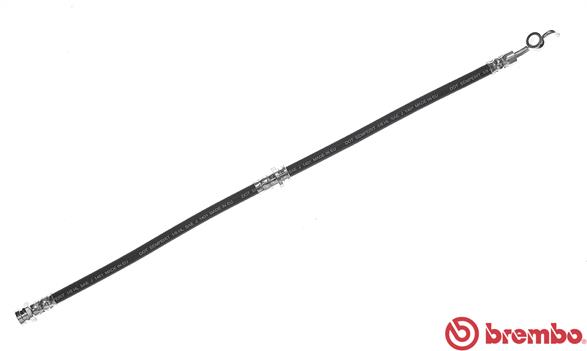 Шланг гальмівний ЗЗАДУ / MAZDA 323 F VI ХЕТЧБЕК (BJ) 1.6 (BJ10M) 1.6 2001.01 - 200 BREMBO (T 49 049) BREMBO фото 2
