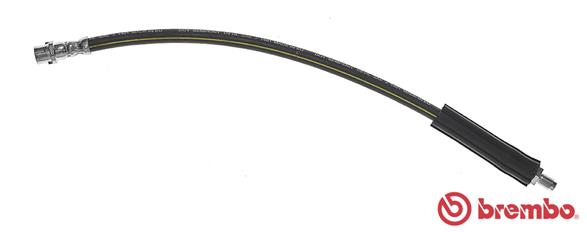 Шланг гальмівний СПЕРЕДУ / MB CLS (C219) 10/04-02/11,MB E-CLASS (W211) 03/02-03/09 BREMBO (T 50 051) BREMBO фото 2