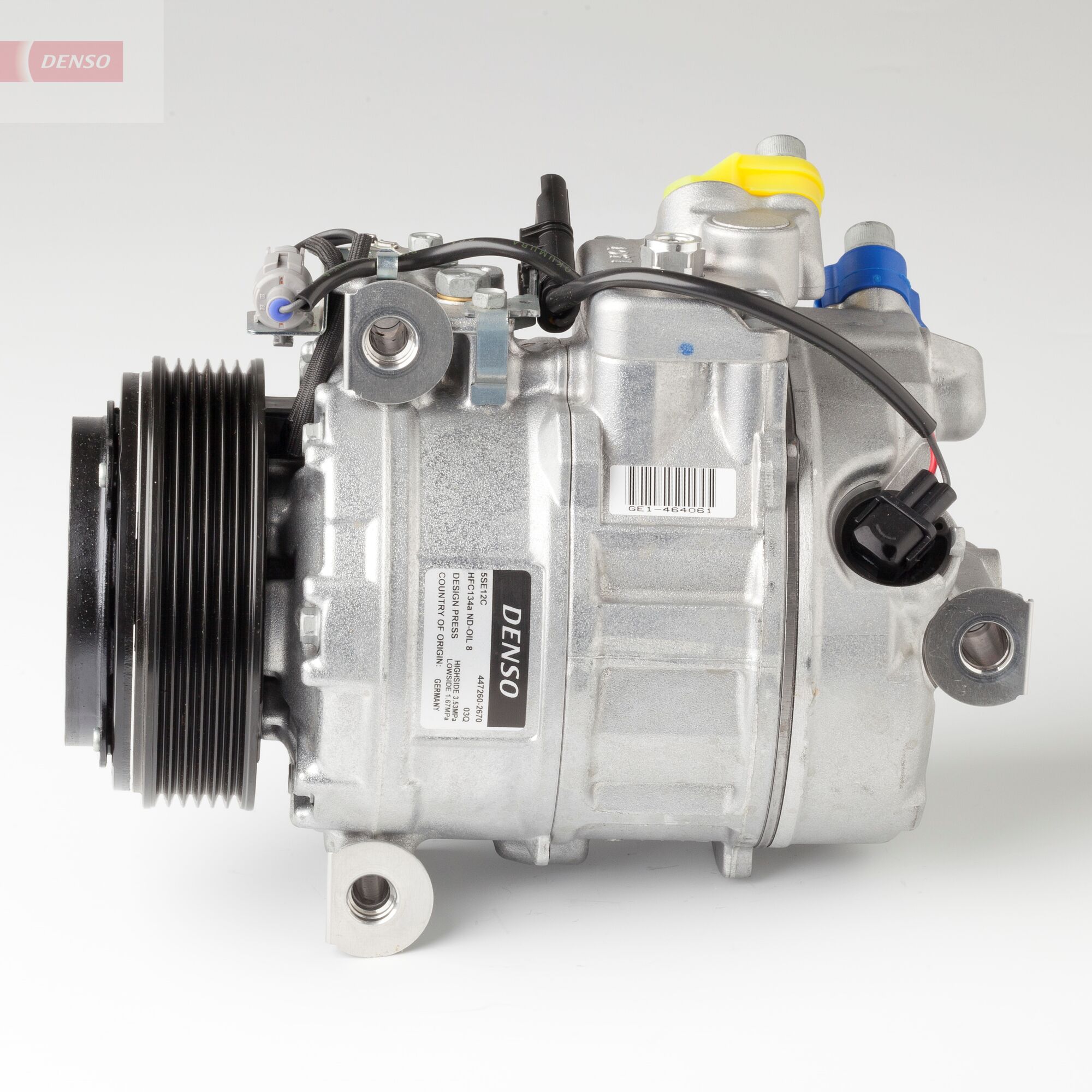 Компресор кондиціонера BMW 3 КУПЕ (E92) 2.5 2006.09 - 2010.02 325 XI N52 B25 A DENSO (DCP05093) Denso фото 2