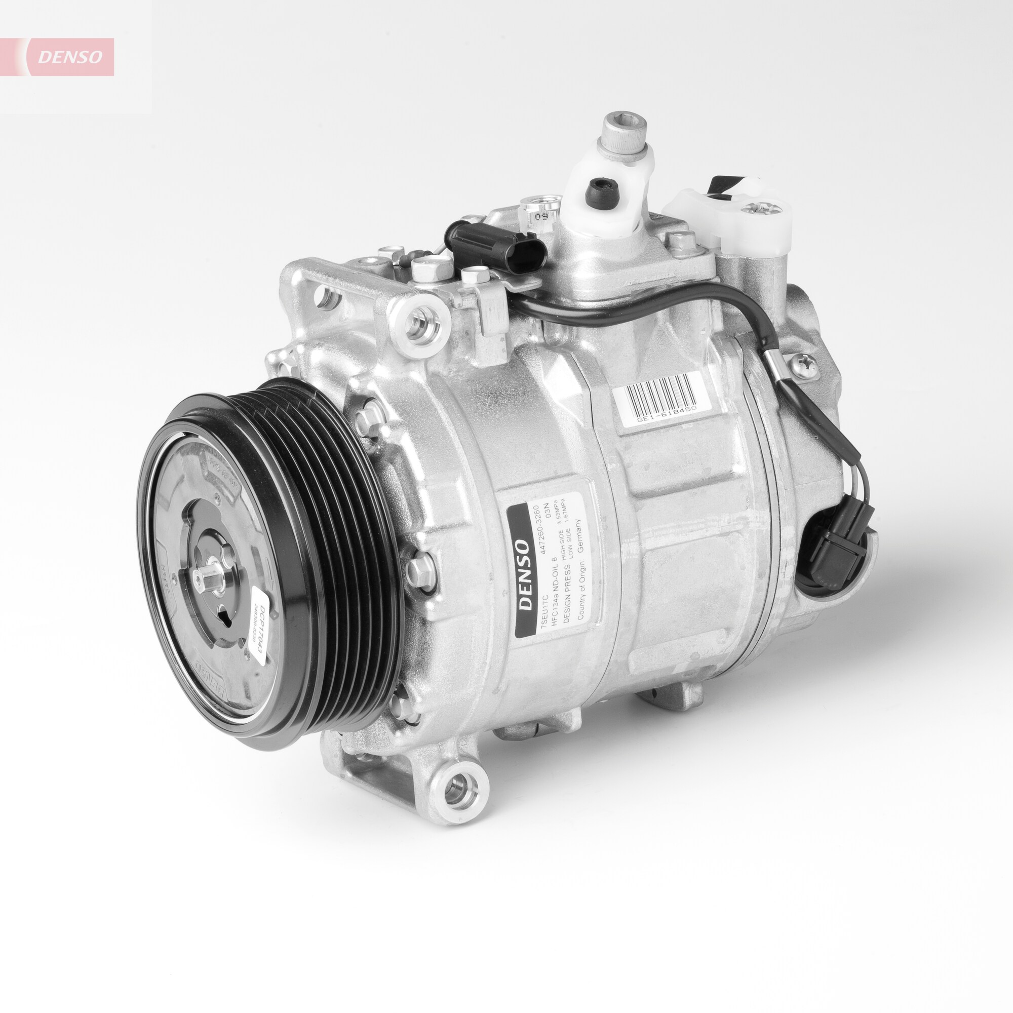 Компресор кондиціонера MERCEDES-BENZ S-CLASS (W220, V220) 3.2 1998.10 - 2005.08 S 320 (2 DENSO (DCP17043) Denso фото 2