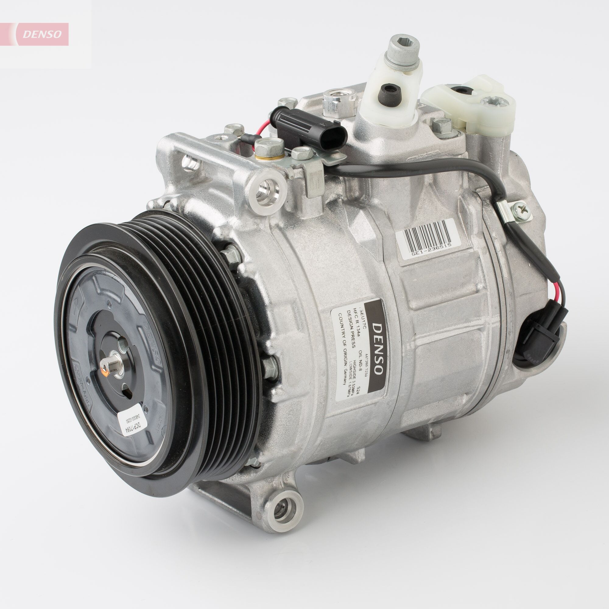 Компресор кондиціонера MERCEDES-BENZ M-CLASS (W163) ML 270 CDI (163.113) 1998.02 - 2005. DENSO (DCP17064) Denso фото 2