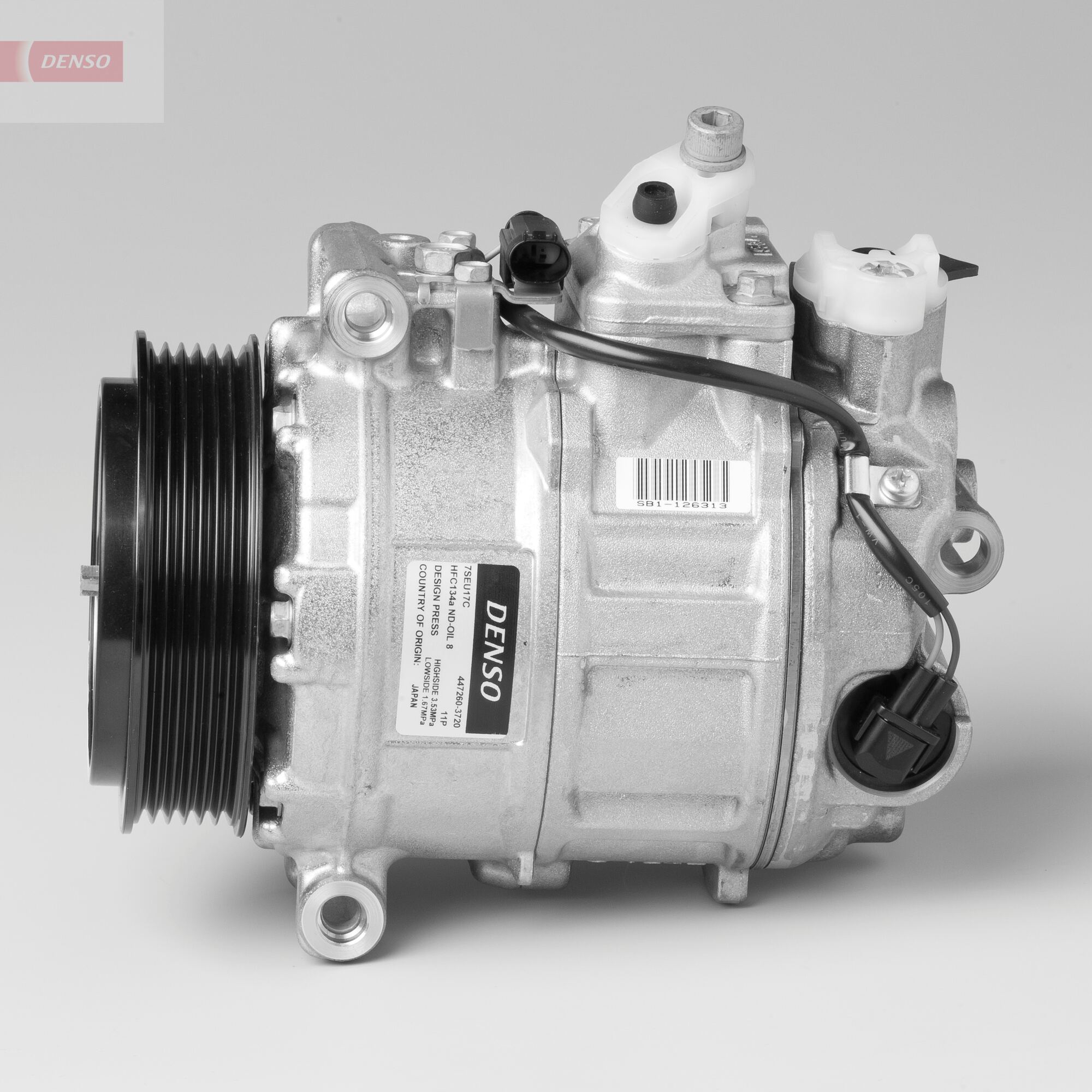 Компресор кондиціонера MERCEDES-BENZ VITO / MIXTO ФУРГОН (W639) 2.2 2003.09 - 2007.08 11 DENSO (DCP17109) Denso фото 2