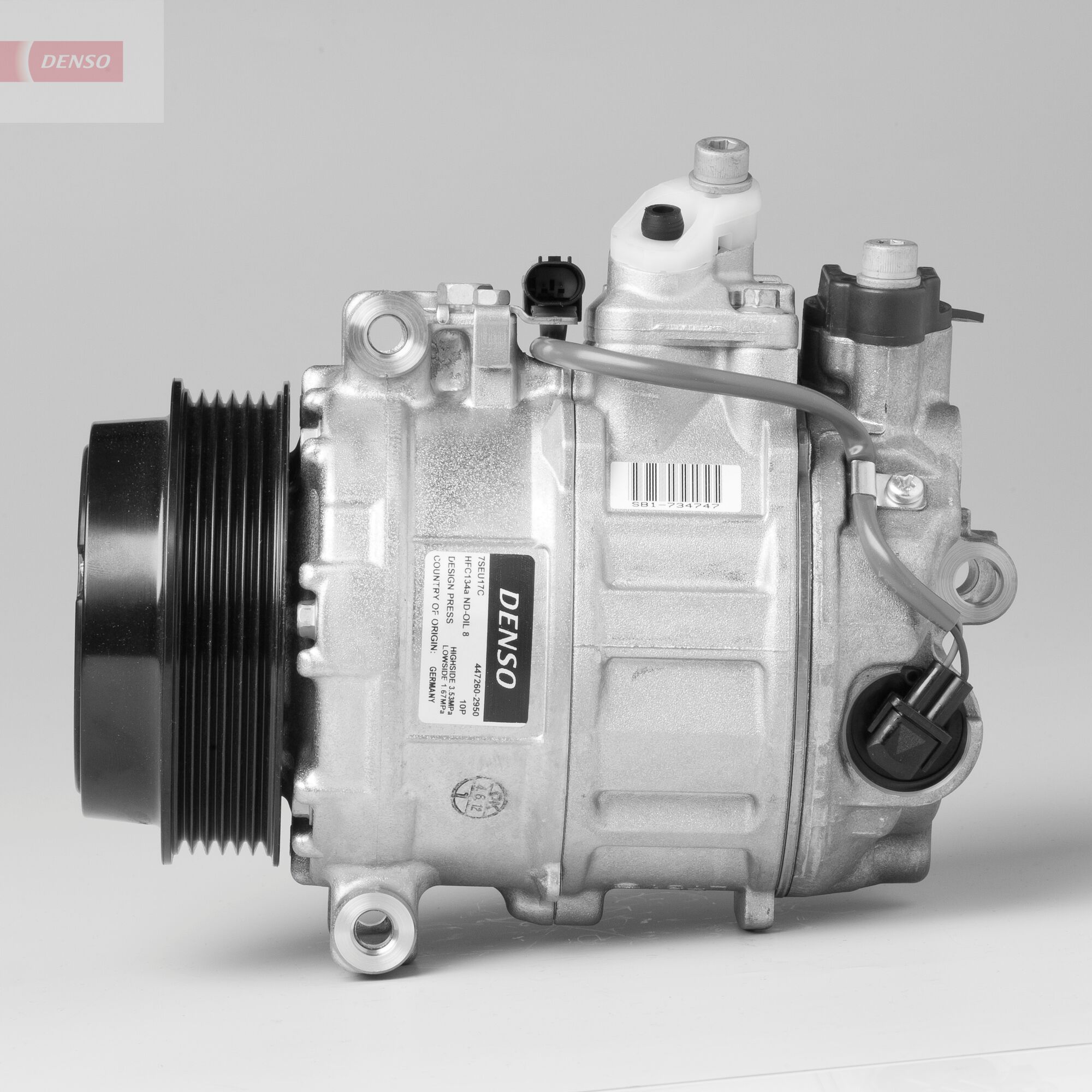 Компресор кондиціонера MERCEDES-BENZ S-CLASS (W221, V221) 5.5 2005.10 - 2013.12 S 500 (2 DENSO (DCP17132) Denso фото 2