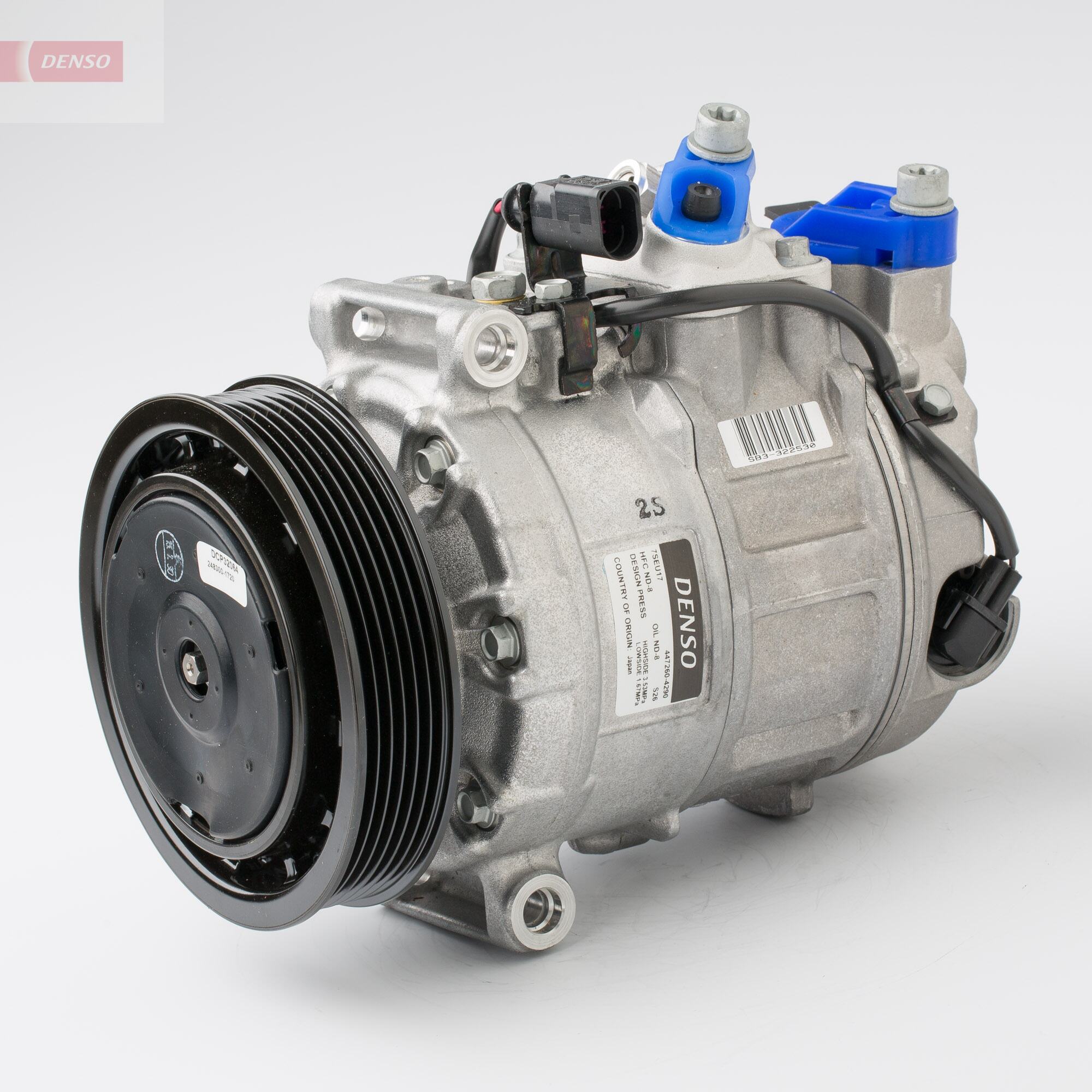 Компресор кондиціонера VW TOUAREG (7P5, 7P6) 3 2010.04 - 2018.03 3.0 V6 TSI HYBRID CGEA, DENSO (DCP32064) Denso фото 2