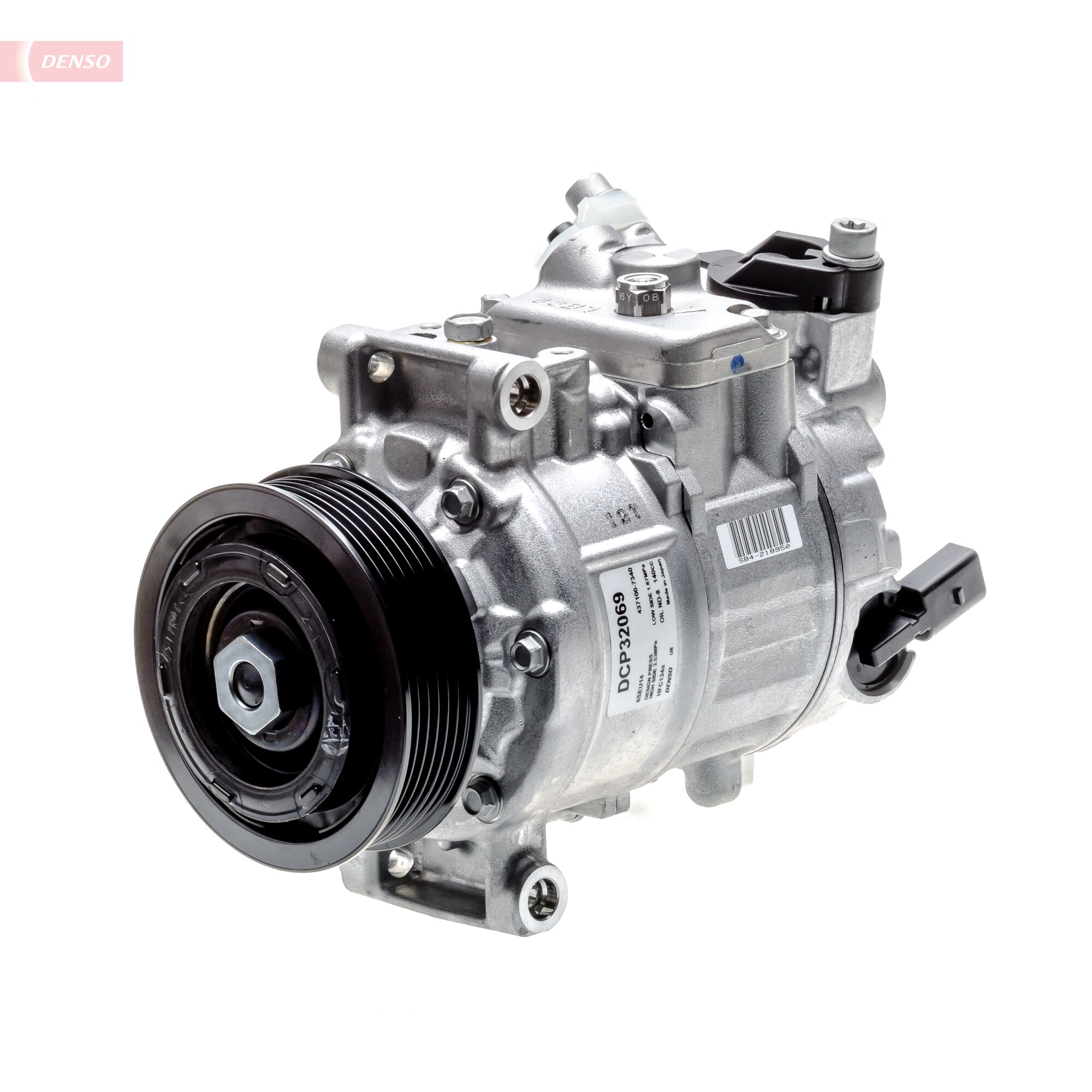 Компресор кондиціонера VW TRANSPORTER V BUS (7HB, 7HJ, 7EB, 7EJ, 7EF, 7EG, 7HF, 7EC) 2.0 DENSO (DCP32069) Denso фото 2