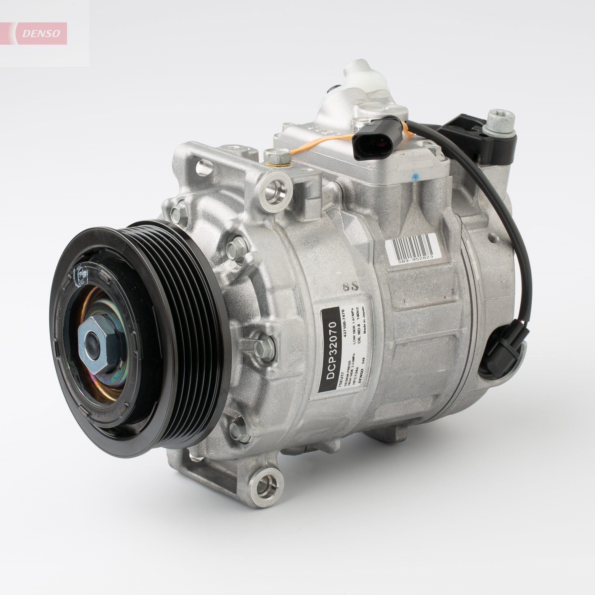 Компресор кондиціонера VW TRANSPORTER V BUS (7HB, 7HJ, 7EB, 7EJ, 7EF, 7EG, 7HF, 7EC) 2.0 DENSO (DCP32070) Denso фото 2