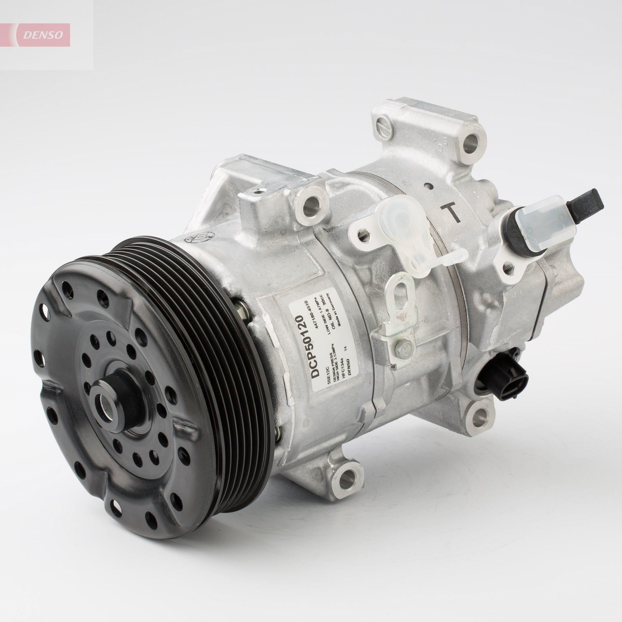Компресор кондиціонера TOYOTA AVENSIS ЛІФТБЕК (_T25_) 1.8 2003.04 - 2008.11 1.8 VVT-I (Z DENSO (DCP50120) Denso фото 2
