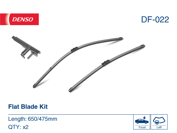 Щітка склоочисника К-Т БЕЗКАРКАСНИЙ 650+480 DENSO (DF-022) Denso фото 2
