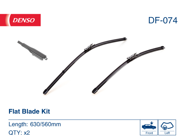 Щітка склоочисника К-Т БЕЗКАРКАСНИЙ 630/560 MM / LHD / MERCEDES-BENZ S-CLASS (222) ( DENSO (DF-074) Denso фото 2