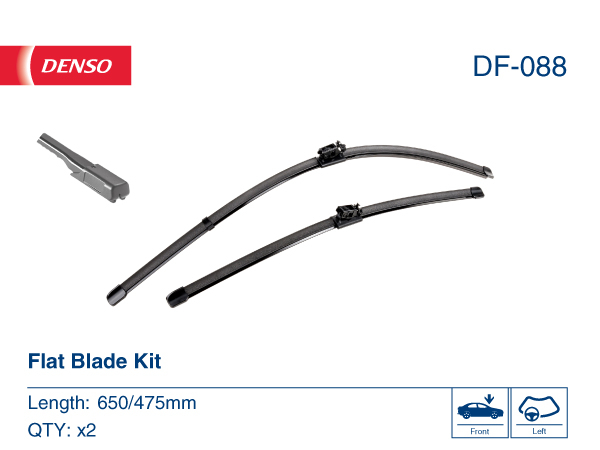 Щітка склоочисника К-Т БЕЗКАРКАСНИЙ / 650/475 MM / LHD / MERCEDES-BENZ B-CLASS (246, DENSO (DF-088) Denso фото 2