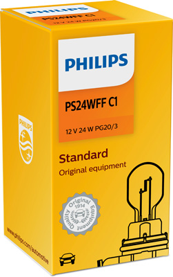Автолампа 24W PS24W 12V 24W PG20/3/STANDARD PHILIPS (12086FFC1) Philips фото 2