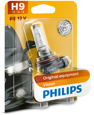 Автолампа галогенова 65W H9 12V 65W PGJ19-5/STANDARD/1ШТ. BLISTER PHILIPS (12361B1) Philips фото 2