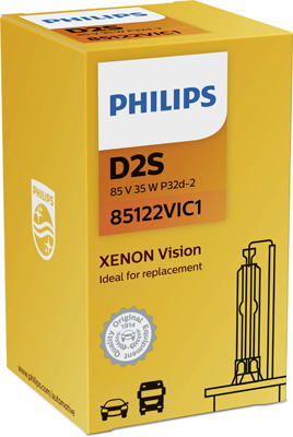 Автолампа ксенонова D2S 85V 35W 4600K P32D-2/VISION PHILIPS (85122VIC1) Philips фото 2
