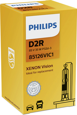 Автолампа ксенонова D2R 85V 35W 4600K P32D-3/VISION PHILIPS (85126VIC1) Philips фото 2