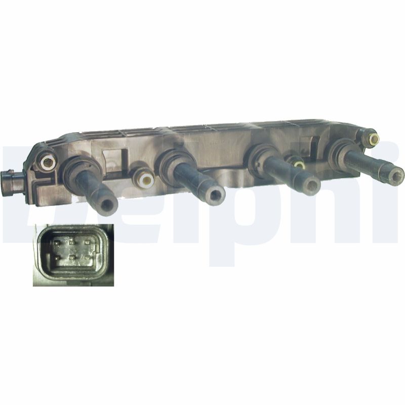 Котушка запалювання OPEL ASTRA G CLASSIC ЛІФТБЕК (T98) 1.4 2004.03-2009.07 DELPHI (CE10000-12B1) Delphi фото 2