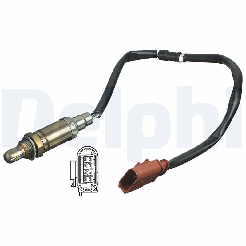 Лямбда-зонд SKODA FABIA II COMBI (545) 1.4 2007.10-2014.12 DELPHI (ES11118-12B1) Delphi фото 2