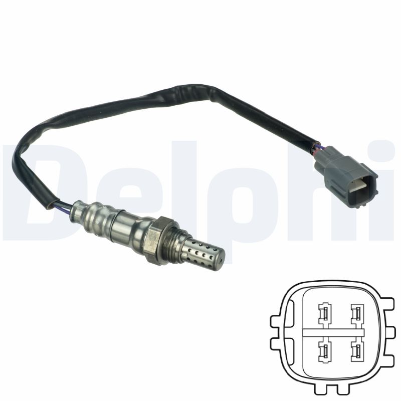 Лямбда зонд Toyota Land Cruiser Prado 3.0 D-4D/4.0 VVTi 02-/90 3.4 i 24V 96-02/200 4.6-4.7 V8 10- Delphi фото 9