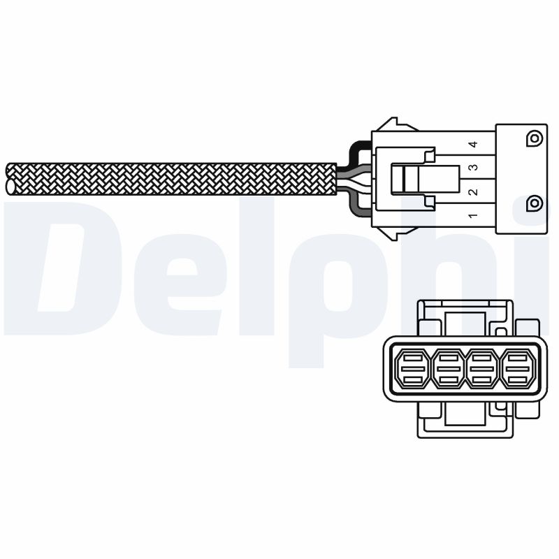 Лямбда-зонд PEUGEOT 301 1.6 2012.11- DELPHI (ES20230-12B1) Delphi фото 2