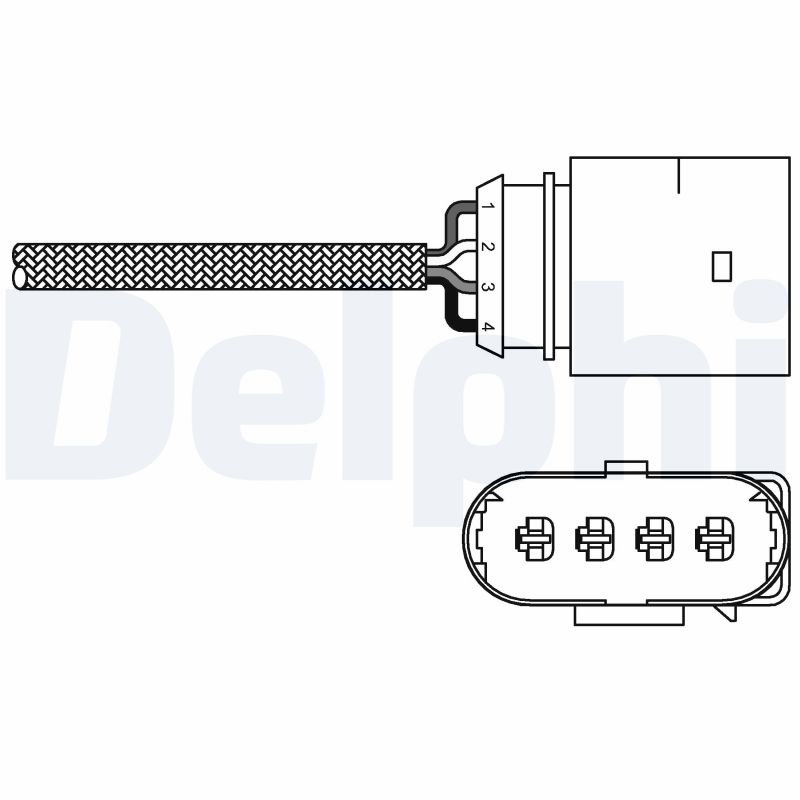 Лямбда зонд VW Passat 1.6/2.0 96-00/Audi A4 1.6-1.8T 94-08 Delphi фото 7