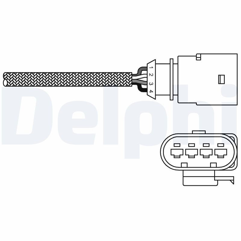 Лямбда зонд VW Caddy III 1.4/1.6 04-15 Delphi фото 11
