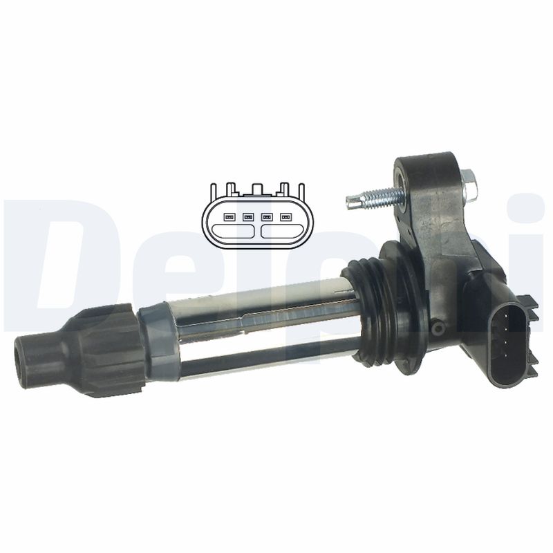 Котушка запалювання CHEVROLET CAPTIVA (C100, C140) 3.2 2006.06- DELPHI (GN10494-12B1) Delphi фото 2
