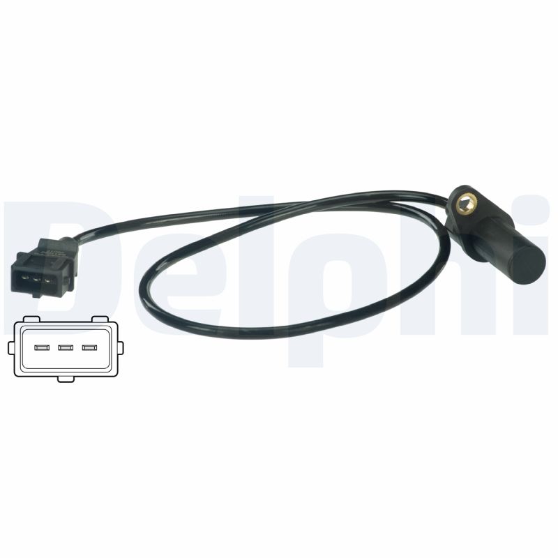 Датчик положення колінвалу Fiat Doblo 1.6 16V 01- Delphi фото 11