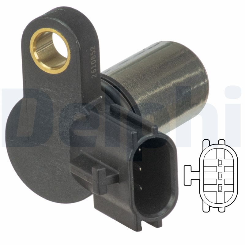 Датчик положення розподільчого валу NISSAN NOTE (E11,...) - 1.4 (2005.01 - 2013.08) DELPHI (SS11220) Delphi фото 2