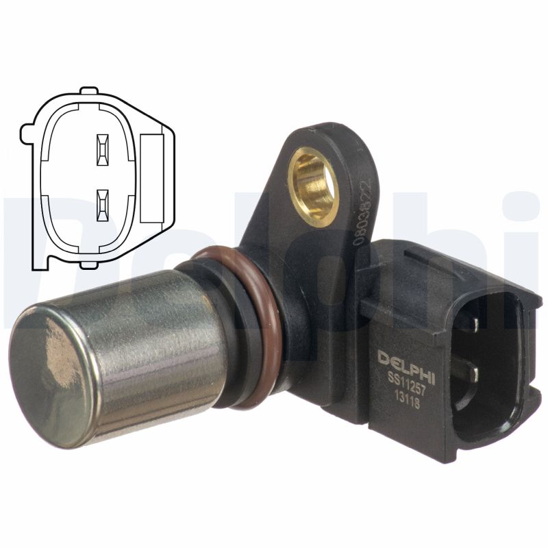 Датчик обертів колінвалу TOYOTA LAND CRUISER 90 (_J9_) - 3.4 I 24V (VZJ90_, ...) (1995.04- DELPHI (SS11257) Delphi фото 2