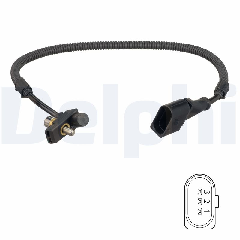 Датчик обертів колінвалу VW POLO IV (9A4,...) - 1.4 (2002.09->) DELPHI (SS11339) Delphi фото 2