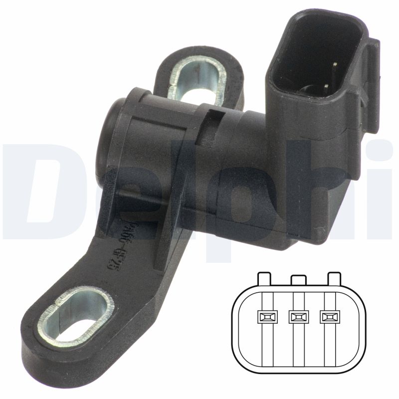 Датчик положення колінвалу Mazda 3/5/6/CX-7 1.8-2.5 02- Delphi фото 9