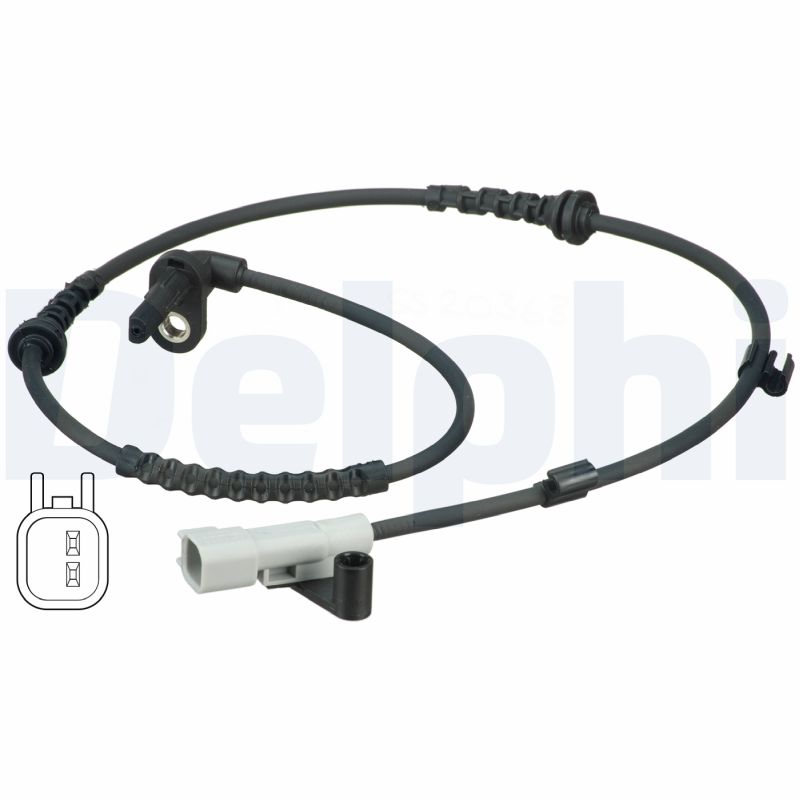 Датчик ABS CHEVROLET AVEO ЛІФТБЕК (T300) 1.6 2011.03- DELPHI (SS20363) Delphi фото 2