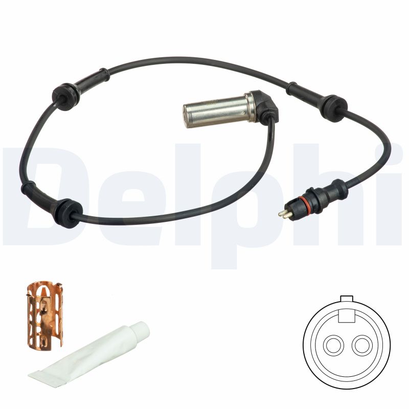 Датчик ABS LAND ROVER FREELANDER I (L314) 2.0 TD4 4X4 2000.11-2006.10 DELPHI (SS20627) Delphi фото 2