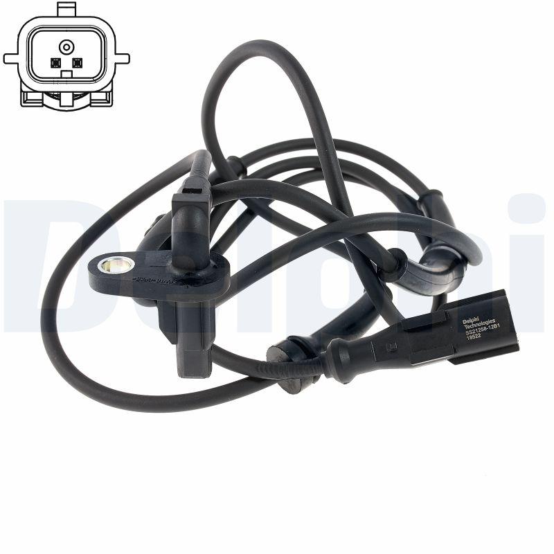 Датчик ABS RENAULT KANGOO EXPRESS (FW0/1_) 1.2 TCE 115 (FW02, FW14) 2013.07- DELPHI (SS21258-12B1) Delphi фото 2