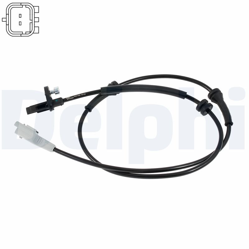 Датчик ABS CITROEN BERLINGO ПЛАТФОРМА/ШАСІ (B9) 1.6 HDI 90 16V 2008.04- DELPHI (SS21269-12B1) Delphi фото 2
