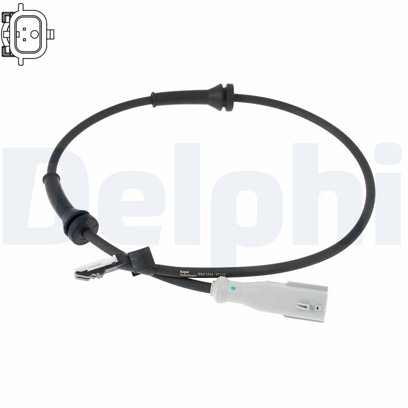 Датчик ABS RENAULT KANGOO EXPRESS (FW0/1_) 1.2 TCE 115 (FW02, FW14) 2013.07- DELPHI (SS21283-12B1) Delphi фото 2