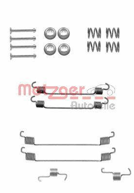 Монтажний к-кт гальмівних колодок PEUGEOT 107 (PM_, PN_) 1.0 2005.06-2014.05 METZGER (105-0820) Metzger фото 2