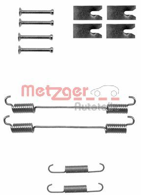 Монтажний к-кт гальмівних колодок FIAT DOBLO ФУРГОН/МІНІВЕН (223_) 1.4 2000.11- METZGER (105-0862) Metzger фото 2