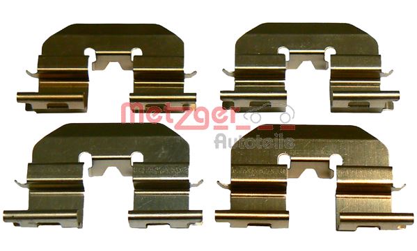 Монтажний к-кт гальмівних колодок HYUNDAI ACCENT I25 IV ЛІФТБЕК (RB) 1.4 2010.08- METZGER (109-1780) Metzger фото 2