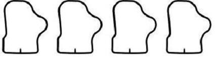 Комплект прокладок гумових КОЛЛ. IN (SET) OPEL 1.2/1.4 ASTRA J/CORSA D 09- A12XER/A14XEL (4Ш PAYEN (HA5071) PAYEN фото 2