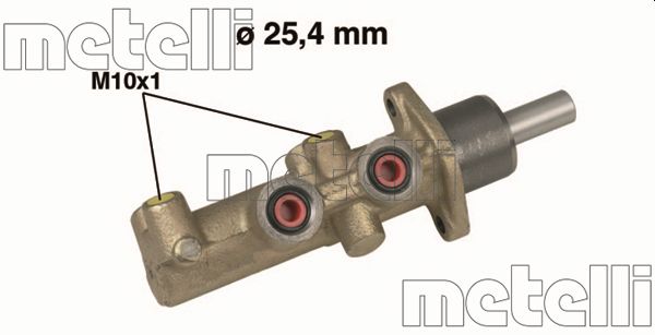 Цилиндр тормозной (главный) Fiat Ducato/Peugeot Boxer 94- (d=25.4mm) фото 11