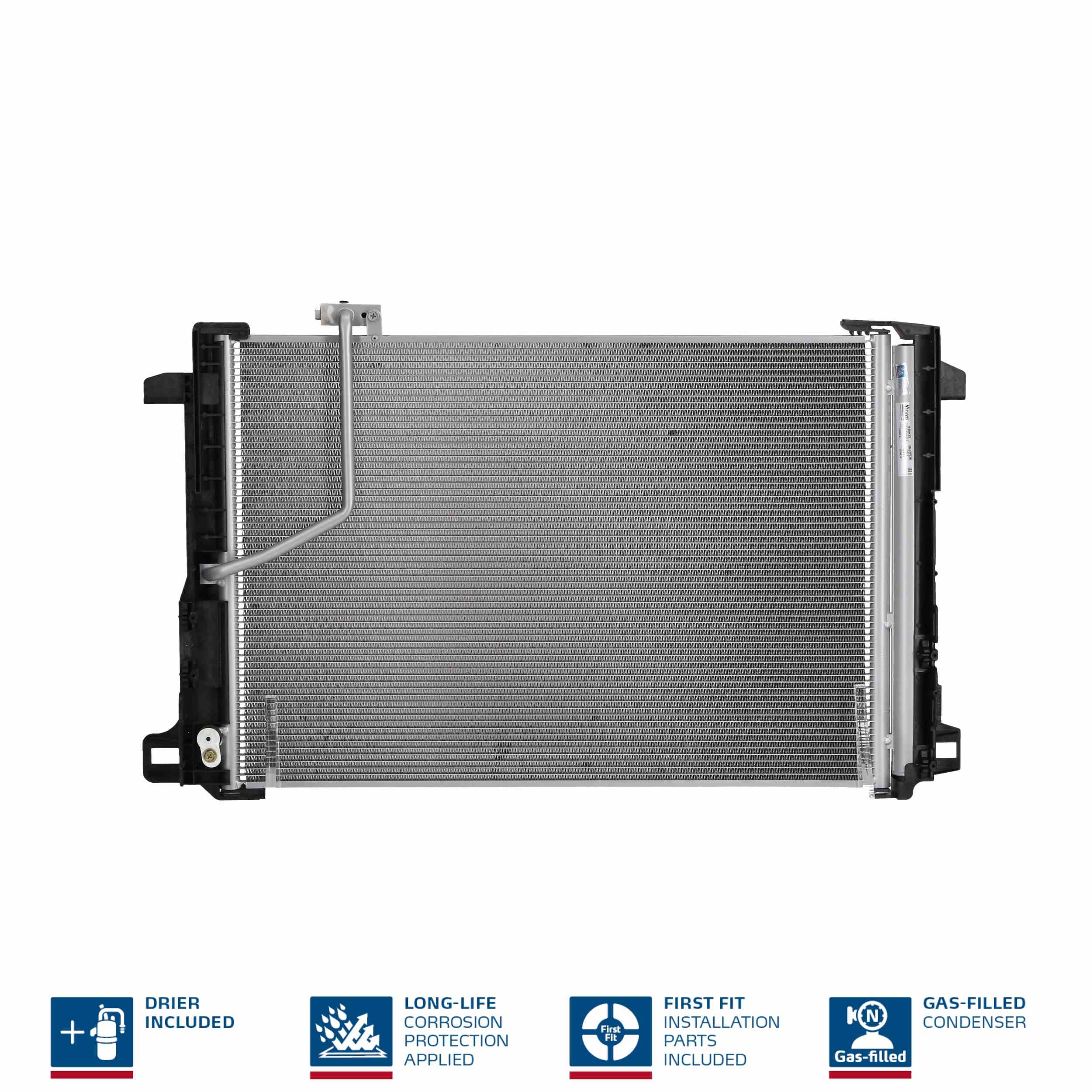 Конденсер кондиціонера MERCEDES C-CLASS W204 07- NISSENS (940035) Nissens фото 2