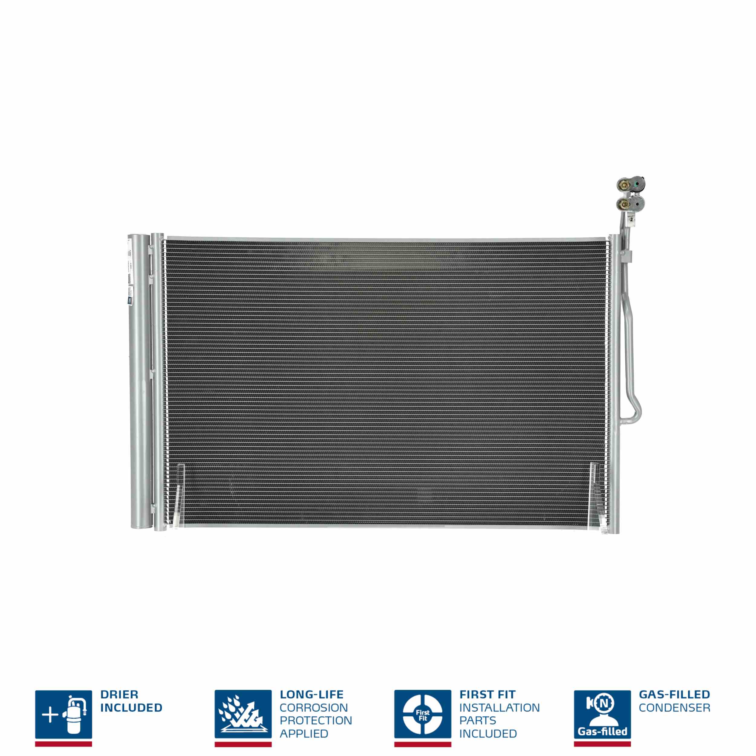 Конденсер кондиціонера VW-TOUAREG (10-) ALL MODELS/M/A/AC+(05/10-) OE 7P0.820.411 A NISSENS (940157) Nissens фото 2