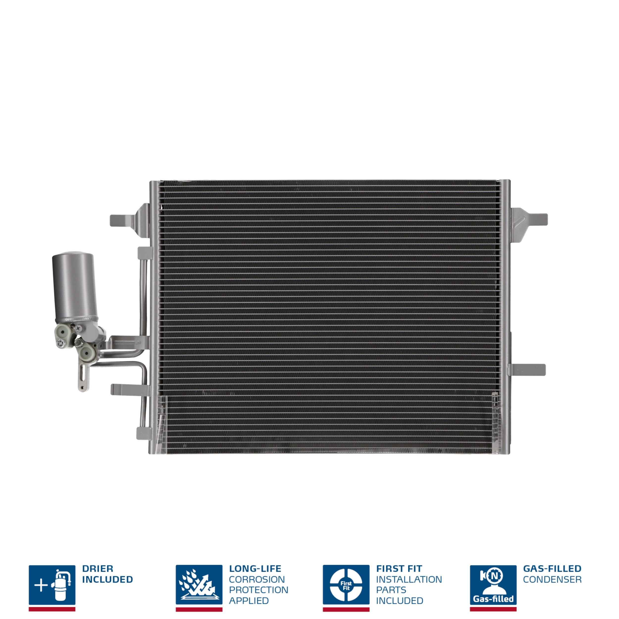 Конденсер кондиціонера VOLVO S60/V60 (10-) D3 (+) NISSENS (940159) Nissens фото 2