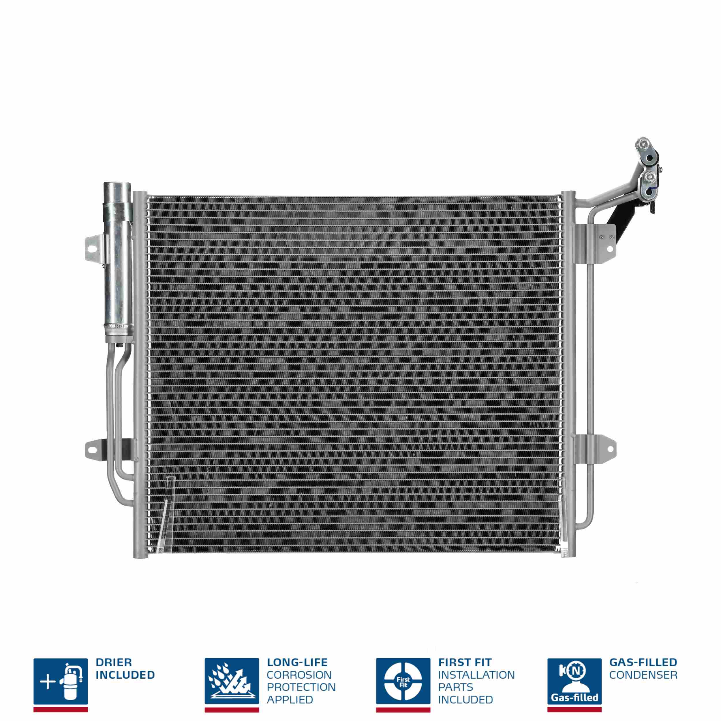 Конденсер кондиціонера VOLKSWAGEN SHARAN (10-) 1.4 TSI (+) NISSENS (940256) Nissens фото 2