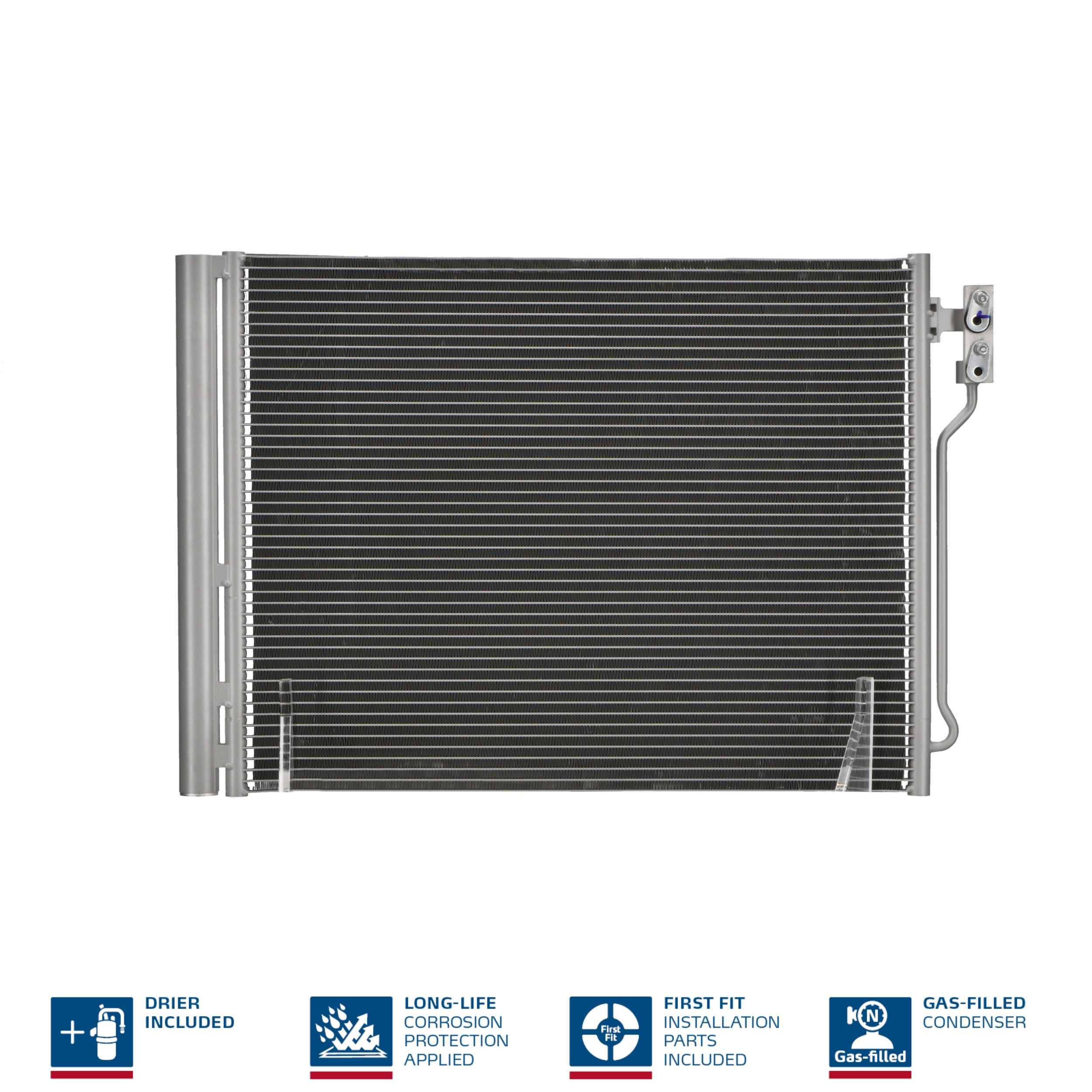 Конденсер кондиціонера BMW 5 F10-F11-F18 (10-) 520 I (+) NISSENS (940370) Nissens фото 2