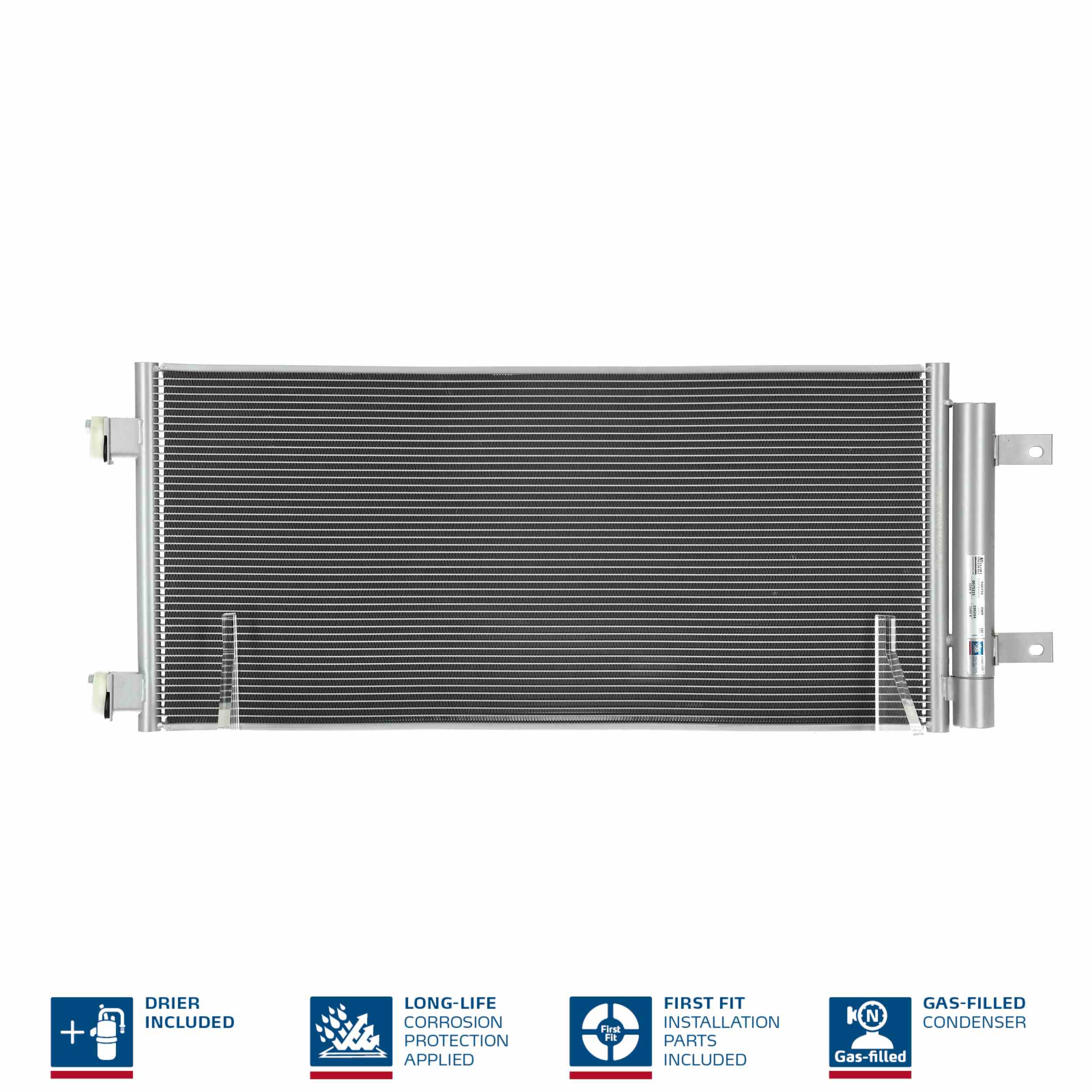 Конденсер кондиціонера OPEL ASTRA K (15-) 1.0 T SIDI|OPEL ASTRA K (15-) 1.4 T SIDI|OPEL NISSENS (940734) Nissens фото 2